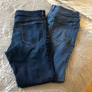 Two pair Athleta Jeans